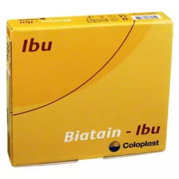BIATAIN Ibu skumbandage 10x10 cm ikke-klæbende, 5 stk