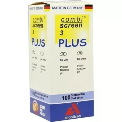 COMBISCREEN 3 Plus teststrimler, 100 stk