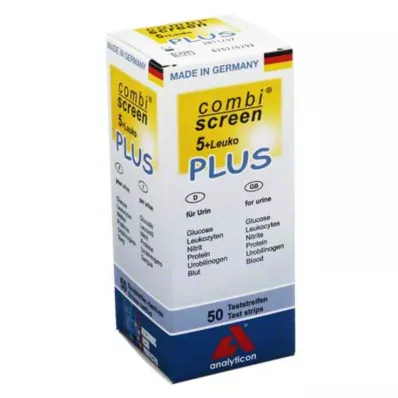 COMBISCREEN 5+Leuko Plus teststrimler, 50 stk COMBISCREEN 5+Leuko Plus teststrimler, 50 stk