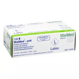 HANDSCHUHE Latex pulveriseret én gang L, 100 stk