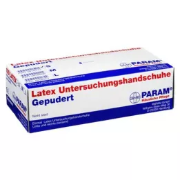 HANDSCHUHE Latex pulveriseret én gang S, 100 stk
