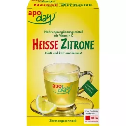 APODAY varmt citron Vit.C pulver, 10X10 g