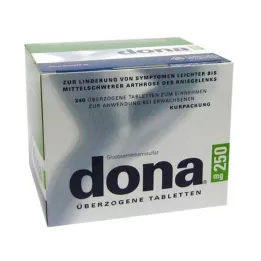 DONA 250 mg overtrukne tabletter, 240 stk