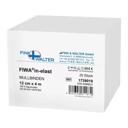 MULLBINDEN 12 cmx4 m 100% bomuld, 20 stk