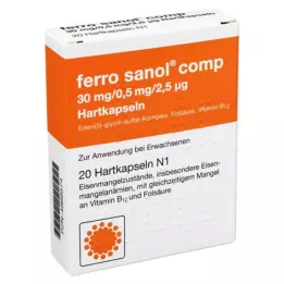 FERRO SANOL komp. Hårde kapsler med coatede pellets, 20 stk
