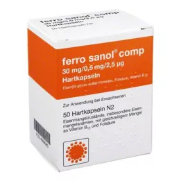 FERRO SANOL komp. Hårde kapsler med coatede pellets, 50 stk