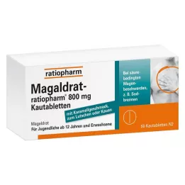 MAGALDRAT-ratiopharm 800 mg tabletter, 50 stk