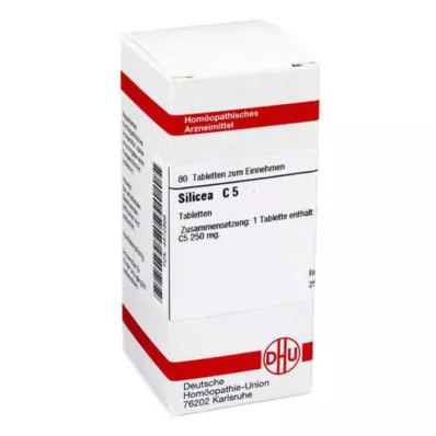 SILICEA C 5 tabletter, 80 stk