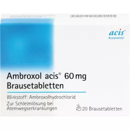 AMBROXOL acis 60 mg brusetabletter, 20 stk