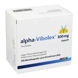ALPHA VIBOLEX 300 mg bløde kapsler, 100 stk