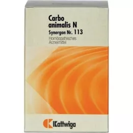 SYNERGON KOMPLEX 113 Carbo animalis N tabletter, 200 stk