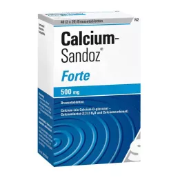 CALCIUM SANDOZ forte brusetabletter, 2X20 stk