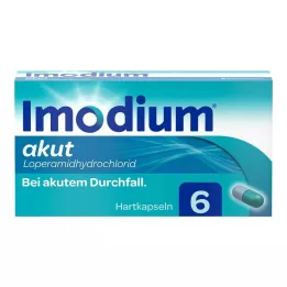 IMODIUM akutte hårde kapsler, 6 stk