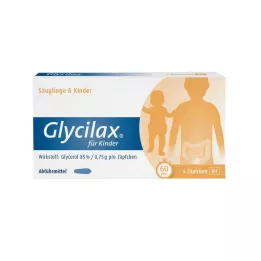 GLYCILAX Stikpiller til børn, 6 stk