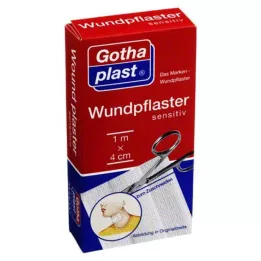 GOTHAPLAST Sårplejefølsom 4 cmx1 m snit, 1 stk