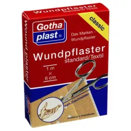 GOTHAPLAST Sårforbindingsstativ 6 cm x 1 m skåret, 1 stk
