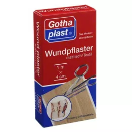 GOTHAPLAST Sårforbindingselastik 4 cm x 1 m snit, 1 stk