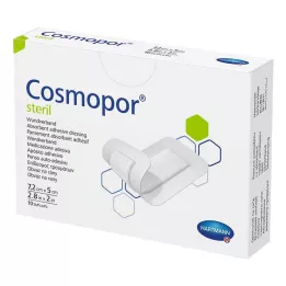 COSMOPOR steril sårforbinding 5x7,2 cm, 10 stk
