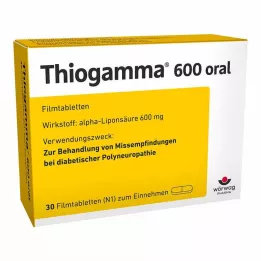 THIOGAMMA 600 orale filmovertrukne tabletter, 30 stk
