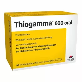THIOGAMMA 600 orale filmovertrukne tabletter, 60 stk