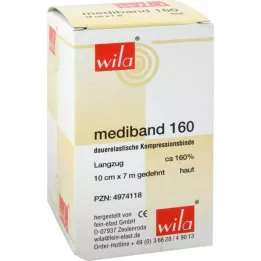 MEDIBAND 160 lang strækbandage 10 cmx7 m hudfarvet, 1 stk