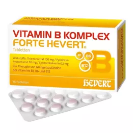 VITAMIN B KOMPLEX forte Hevert tabletter, 100 stk