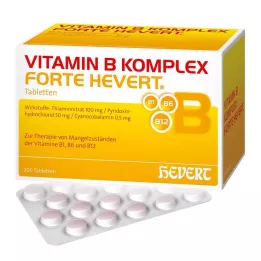 VITAMIN B KOMPLEX forte Hevert tabletter, 200 stk