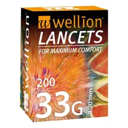 WELLION Lancetter 33 G, 200 stk