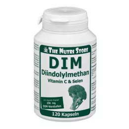 DIM Diindolylmethan 250 mg vegetariske kapsler, 120 stk