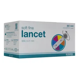 Klinion Soft fine farvelancetter 30 g, 210 stk