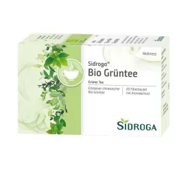 SIDROGA Wellness grøn te filterposer, 20X1,7 g