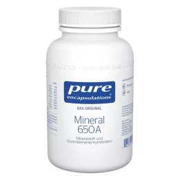PURE ENCAPSULATIONS Mineral 650A kapsler, 180 stk