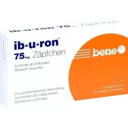 IB-U-RON 75 mg stikpiller, 10 stk