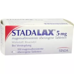 STADALAX 5 mg gastro-resistente overtrukne tabletter, 100 stk