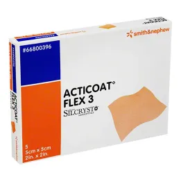 Acticoat Flex 3 5x5 cm bandage, 5 stk