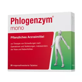 PHLOGENZYM mono gastro-resistente tabletter, 20 stk
