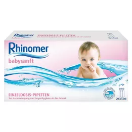 RHINOMER babysanft havvand 5ml enkeltdosisrør, 20X5 ml