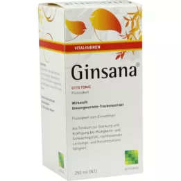 GINSANA G 115 tonic, 250 ml
