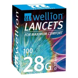 WELLION Lancetter 28 G, 100 stk