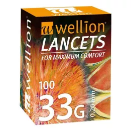 WELLION Lancetter 33 G, 100 stk
