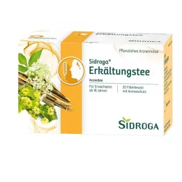 SIDROGA Kold te-filterpose, 20X2,0 g
