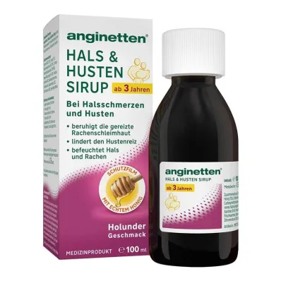 Anginette hals & hostesaft, 100 ml Anginette hals & hostesaft, 100 ml