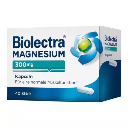 BIOLECTRA Magnesium 300 mg kapsler, 40 stk