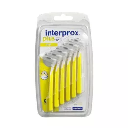 INTERPROX plus mini gul interdental børste, 6 stk