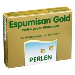 ESPUMISAN Guldperler mod luft i maven, 20 stk