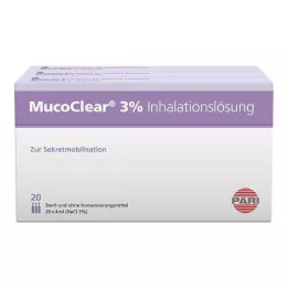 MUCOCLEAR 3% NaCl inhalationsopløsning, 60X4 ml