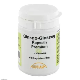 GINKGO+GINSENG Premium kapsler, 60 stk
