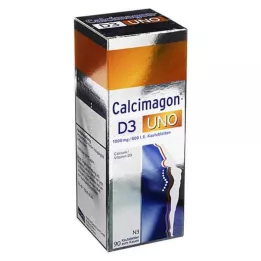 CALCIMAGON D3 Uno tyggetabletter, 90 stk