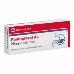 PANTOPRAZOL AL 20 mg i Sodbr.mavesyretabletter, 7 stk
