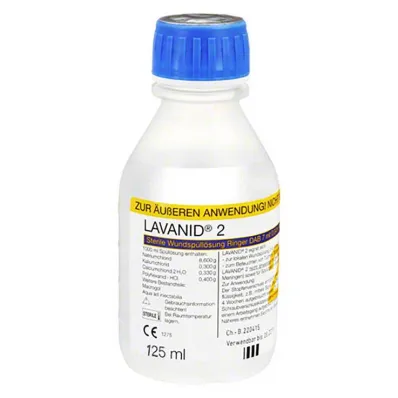Lavanid 2 sårskylningsopløsning, 125 ml